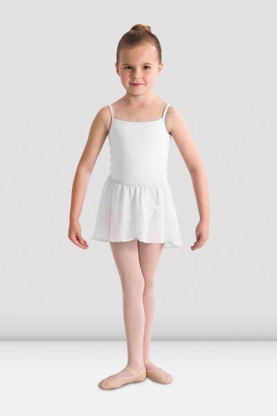 Basics Girls Barre Stretch Waist Ballet Skirt Girls White Bloch